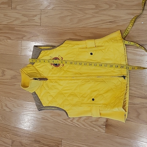 Ralph Lauren Blue Label Quilted Vest With Suede Trim Details - Picture 13 of 15